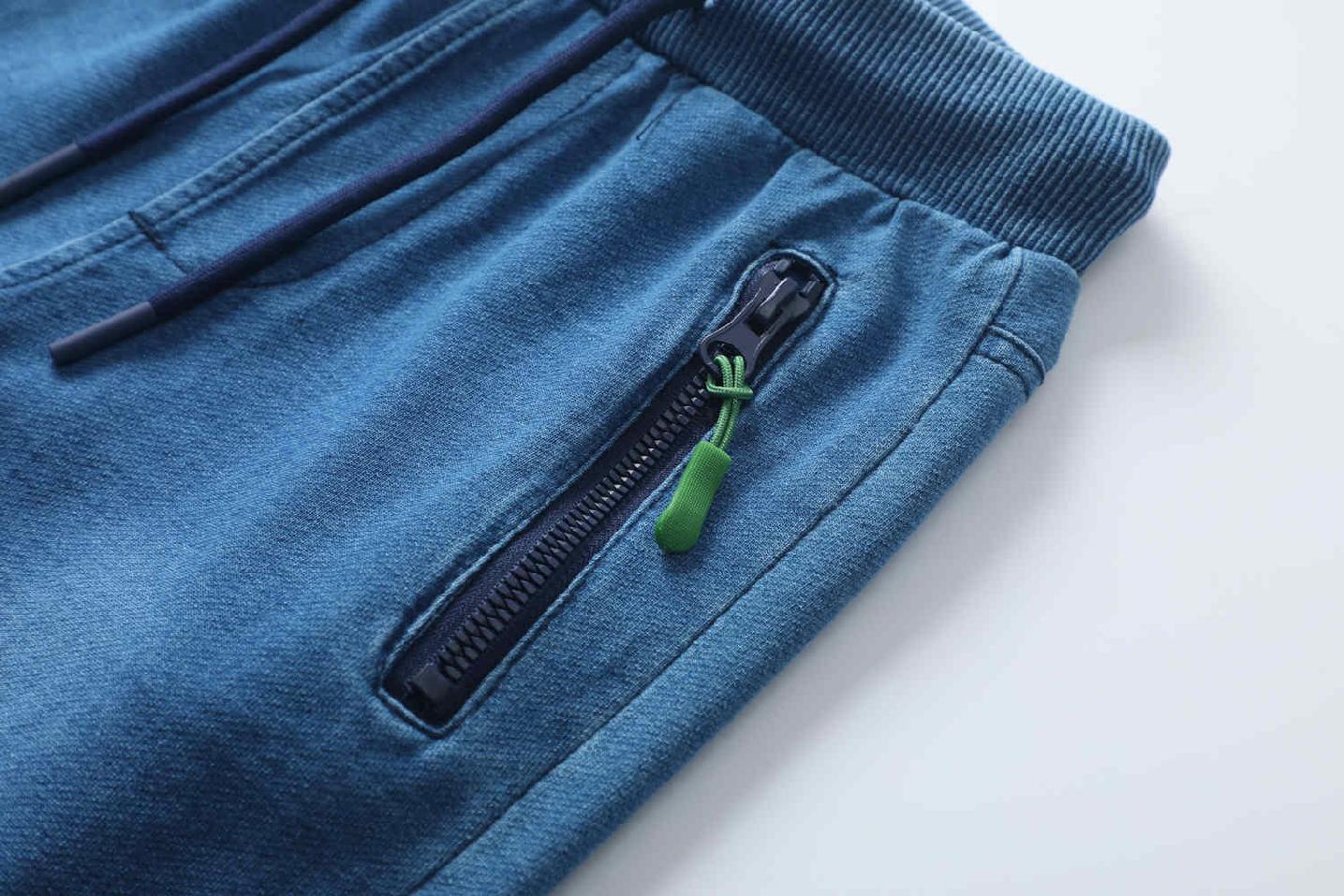 Chlapecké riflové tepláky - kalhoty Kugo CK0932 černé